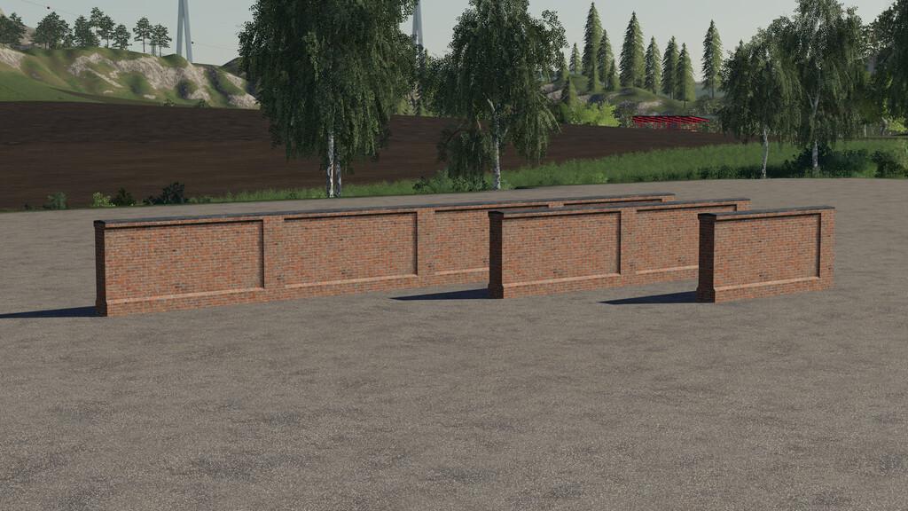 FS19 - Brick Wall V1.0
