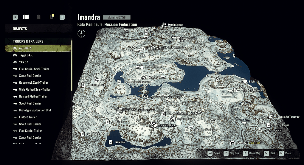 SnowRunner - Map Cover or Uncover Reveal