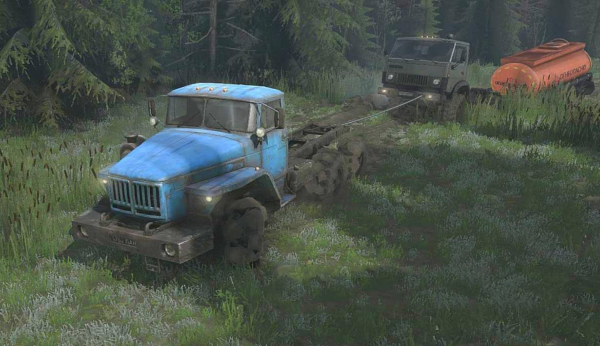 Spintires:Mudrunner - Grambled Map V1.0