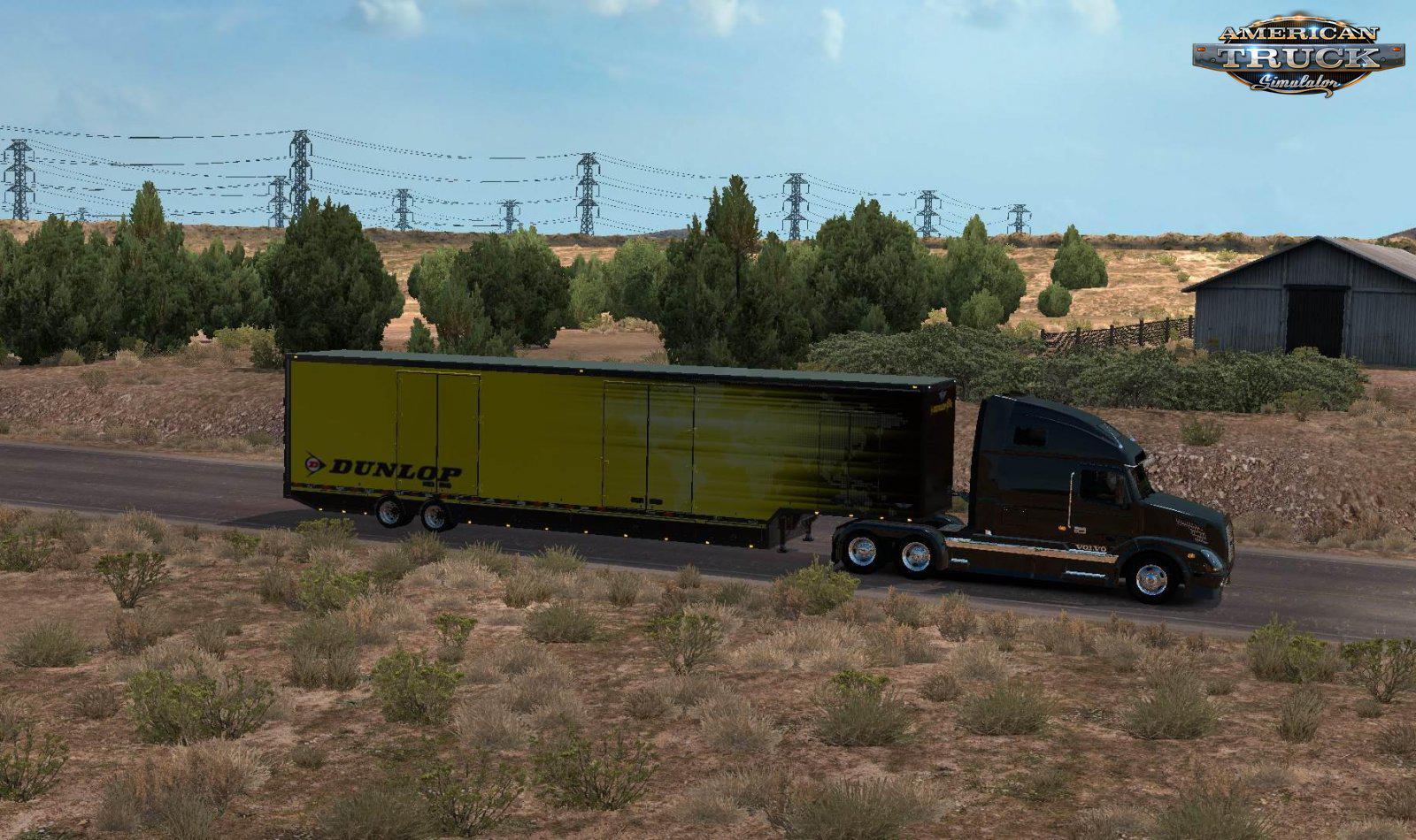 Ats Trailer Rd Moving Van 17 Skins 135x American Truck Simulator Modsclub