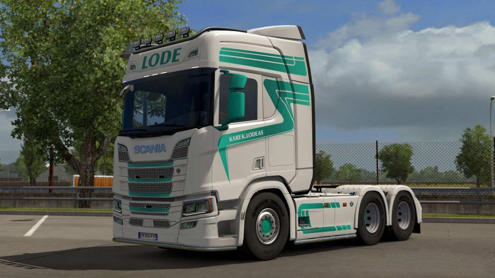 ETS2 - Scania R 2016 Lode Skin V1.0 (1.37.x)