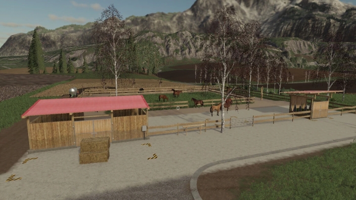 FS19 - Active Horse Stable V1.0