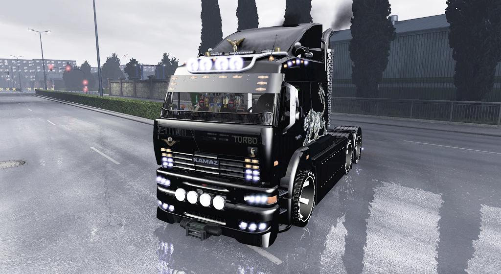 ETS2 - Kamaz 6460 Turbo Diesel Truck V8 (1.37 - 1.38)