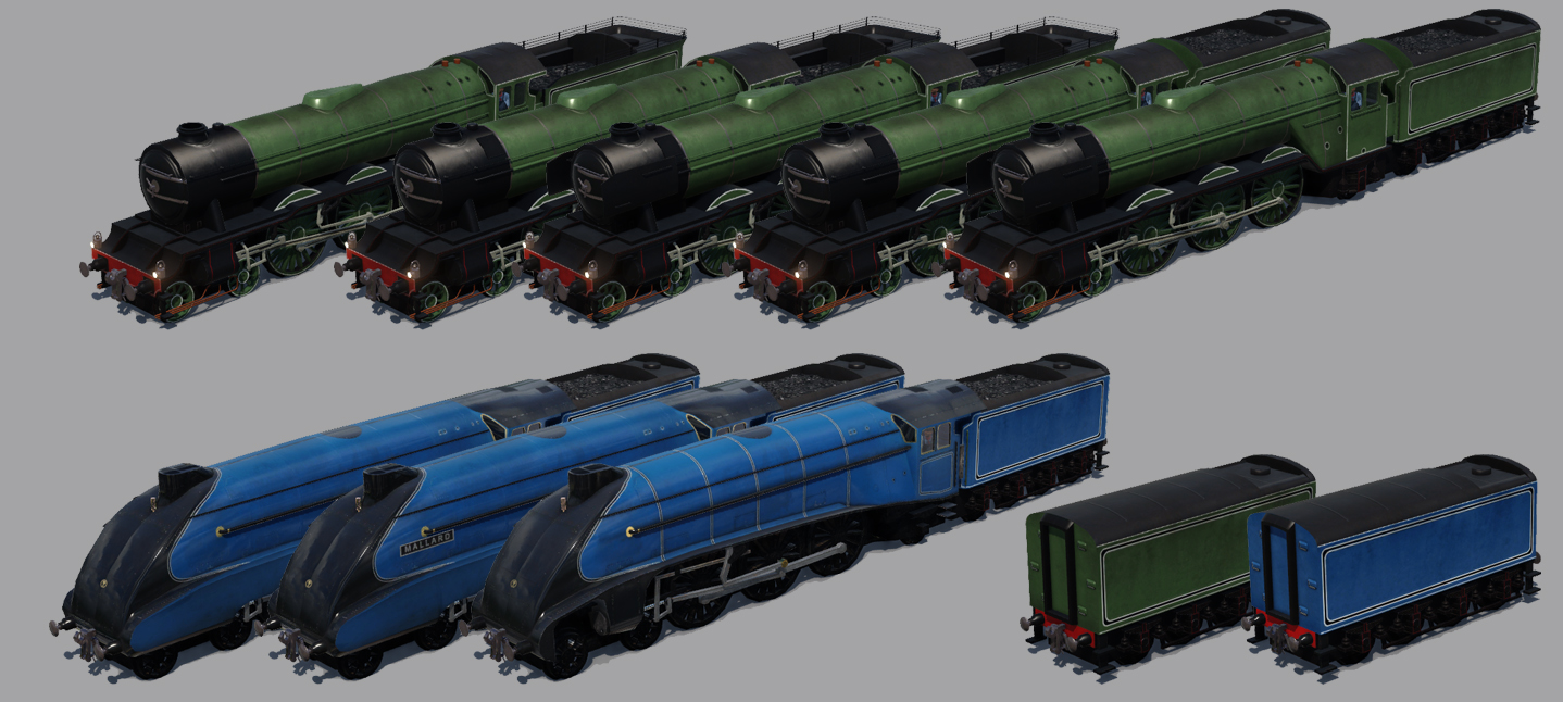 Transport Fever 2 - Lner A1/A3/A4 Pacific Expansion & Fixed A4 Animations