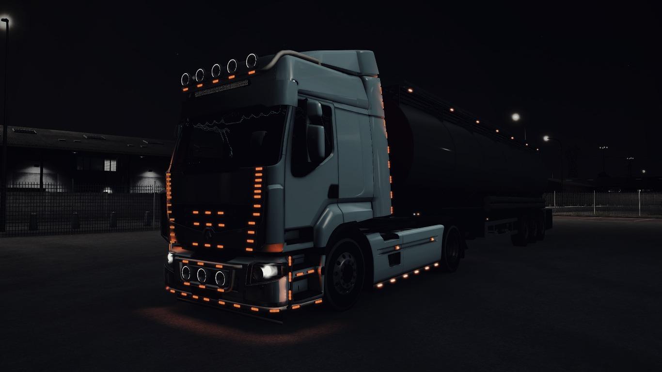 ETS2 - Renault Premium And Tanker Trailer (1.39.x)