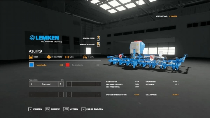FS19 - Lemken Azurit9 & Lemken Solitair23 Multifruit V1.1