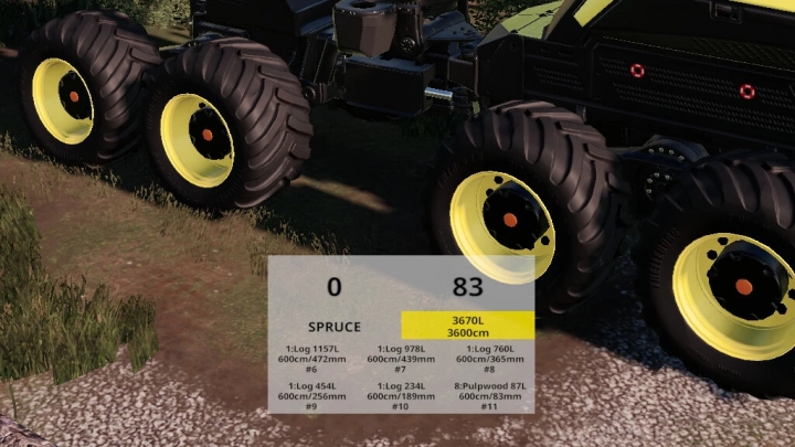 FS19 - Wood Harvester Measurement V1.0.0.1