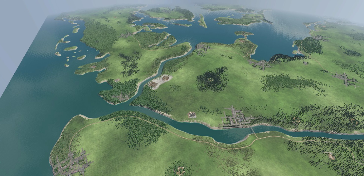 Transport Fever 2 - Ostsee Map (Baltic Sea)