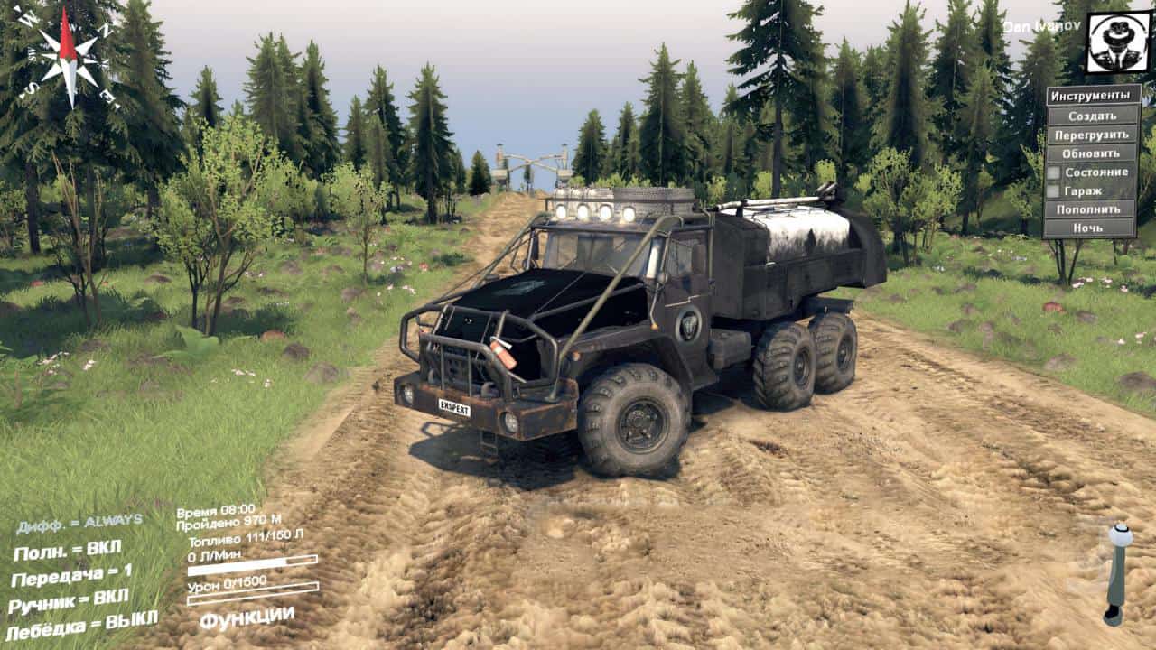 Spintires - Ural-4320 Aligator Truck v1.2 | Spintires | Mods.club