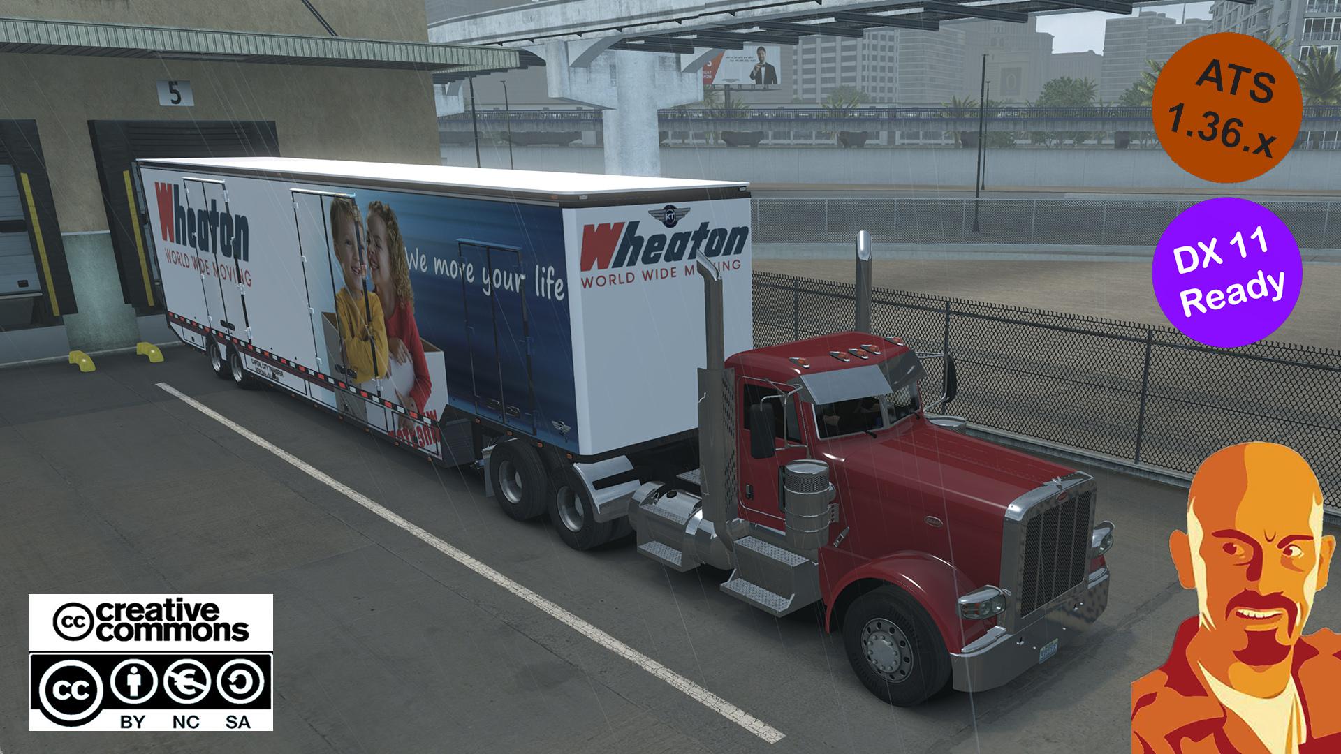 Ats Kentucky Rd Moving Van Trailer Reworked 136x American Truck Simulator Modsclub