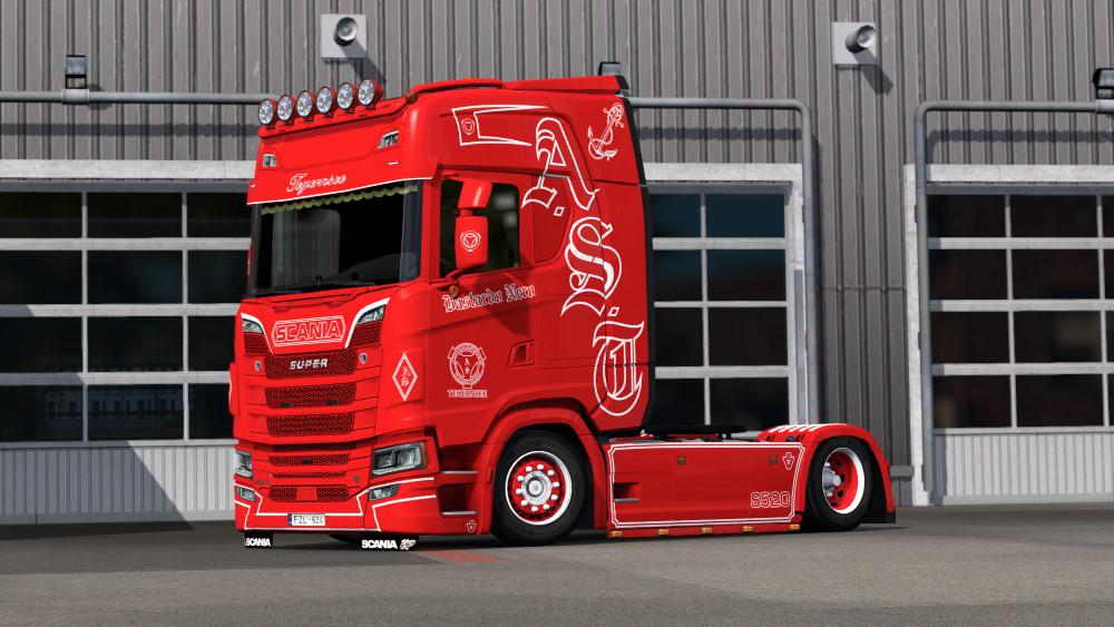 ETS2 - Paintable Andreas Schubert Skin V1.1 (1.37.x)