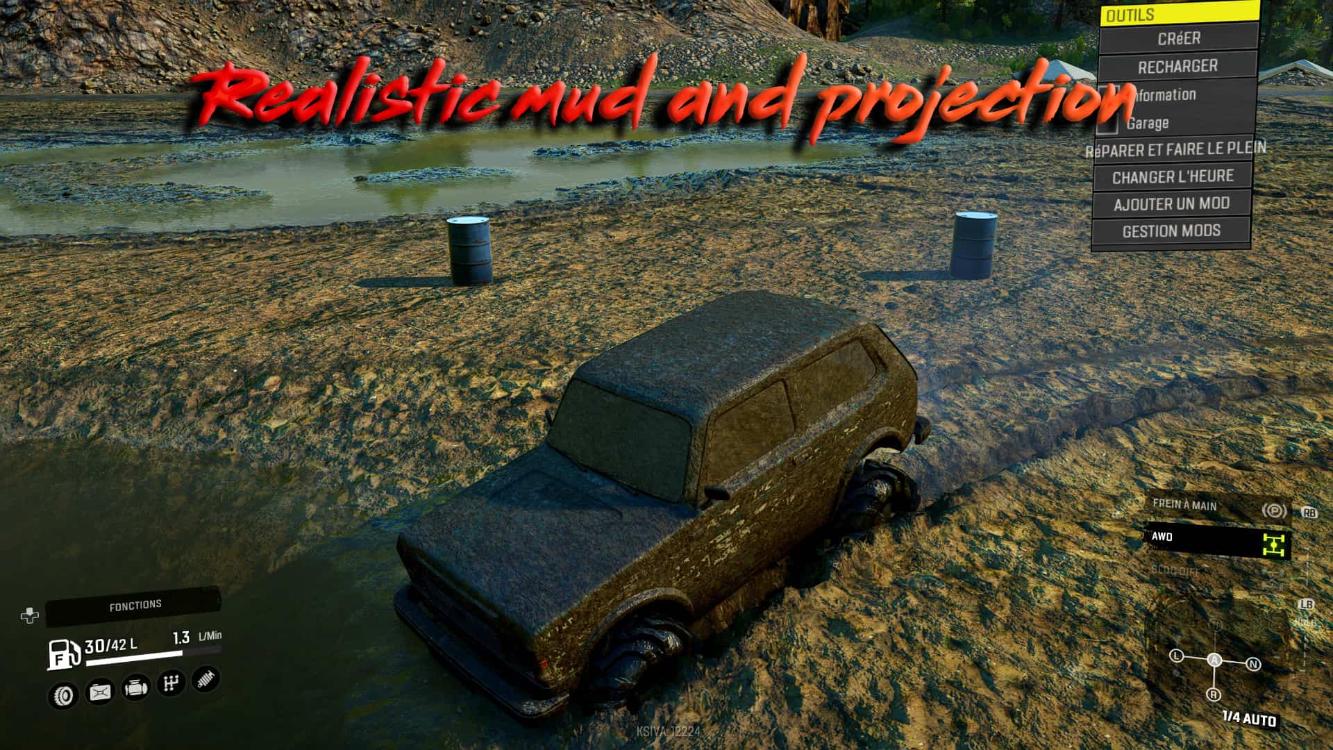 SnowRunner - Realistic Mud and Projection on Vehicles V1.0