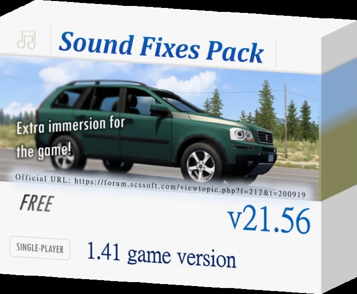 ATS - Sound Fixes Pack V21.56 (1.41.x)