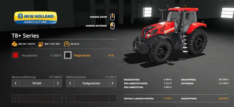 FS19 - New Holland T8+ Series V1.0