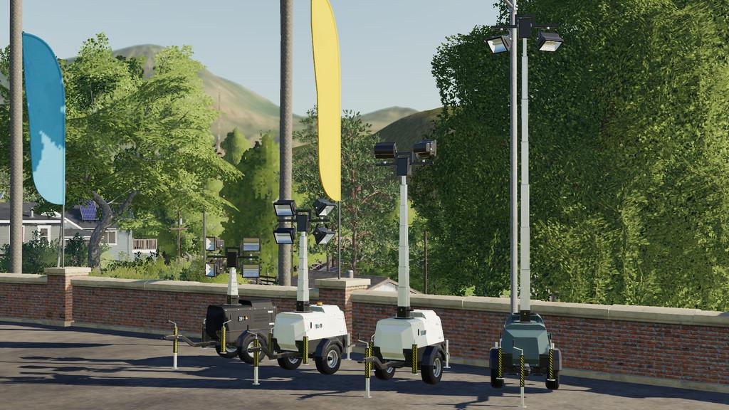 FS19 - Flood Light Trailer V1.1