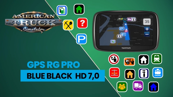 ATS - GPS RG Pro Blue Black HD V7.0 (1.40.x)