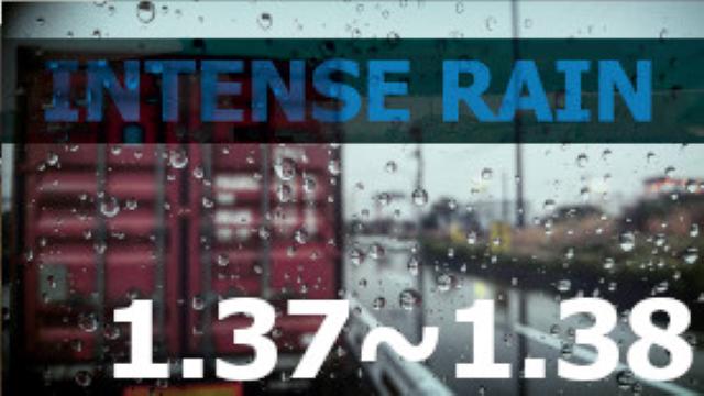 ETS2 - Intense Rain V1.3.2 (1.38.x)