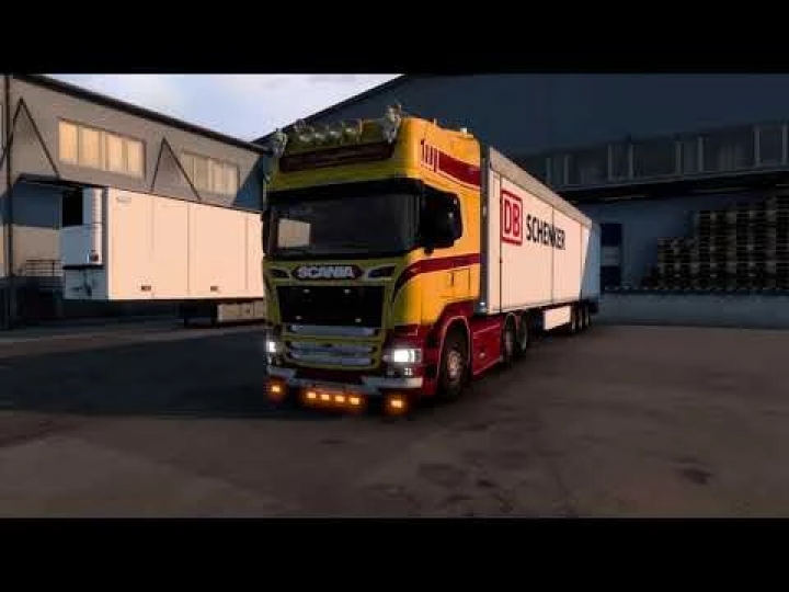 ETS2 - Scania V8 Open Pipe with FKM Garage Exhaust System V1.0 (1.41.x ...