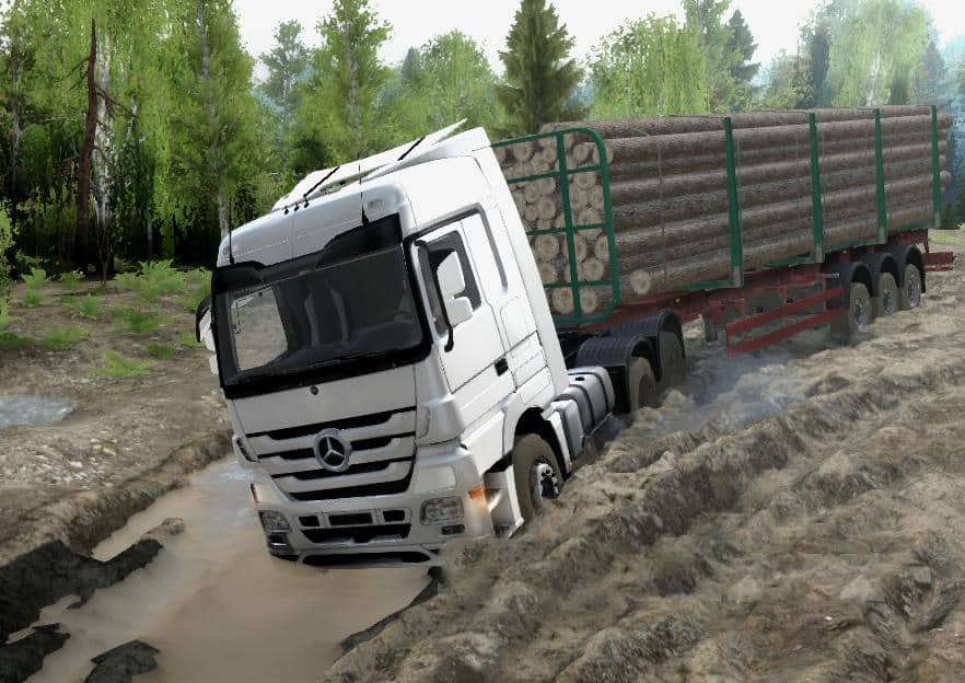 Spintires - Way Up or Goodbye Suspension Map