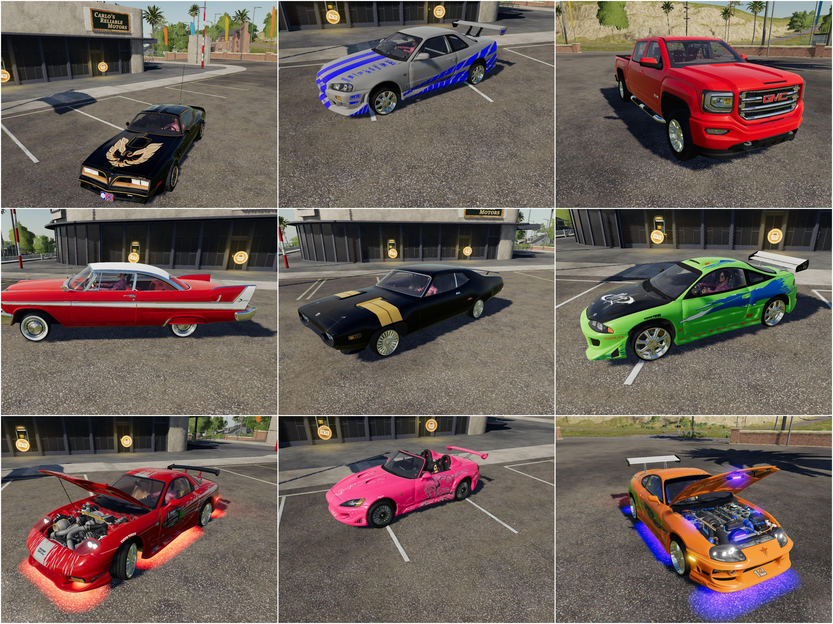 rig of rods game mods cars pack