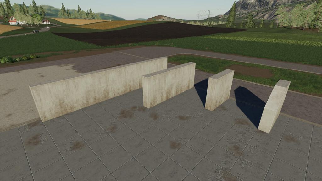FS19 - Modular Concrete Walls V1.0