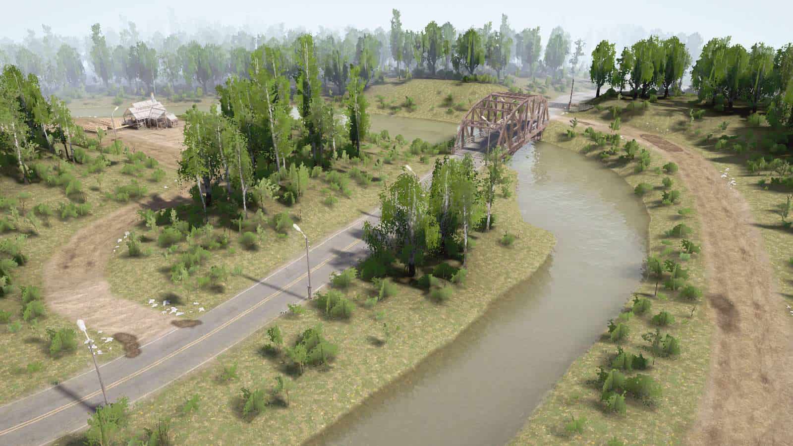 Spintires:Mudrunner - The River Side Map