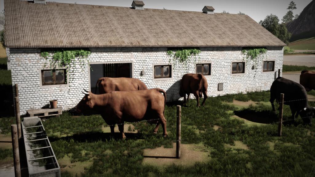 Fs19 Cows Barn Old V1 Farming Simulator 19 Modsclub