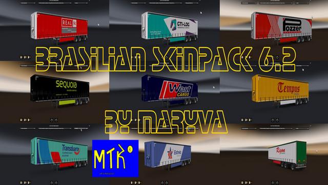 ETS2 - Brazilian Skinpack V6.2 (1.39.x)