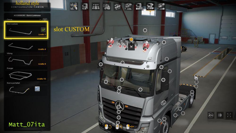 ETS2 - Mercedes MP4 Roof Slot (1.38.x)