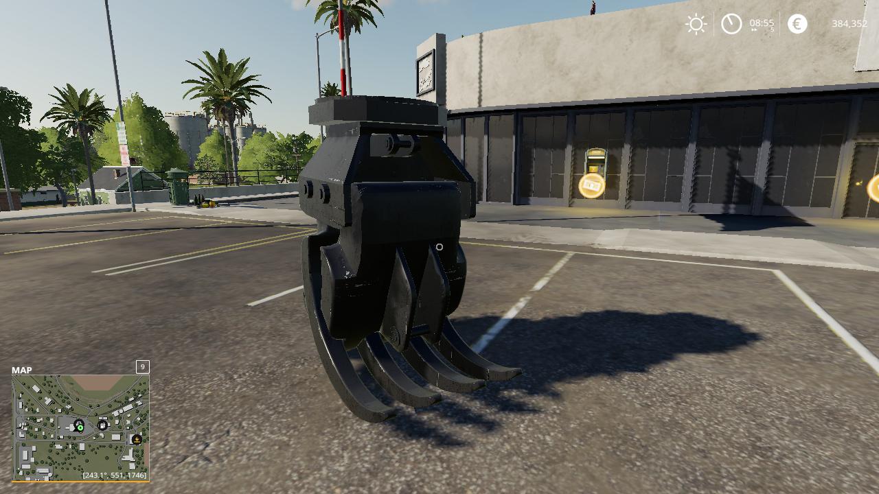 FS19 - Fixed Power Clam V1.0
