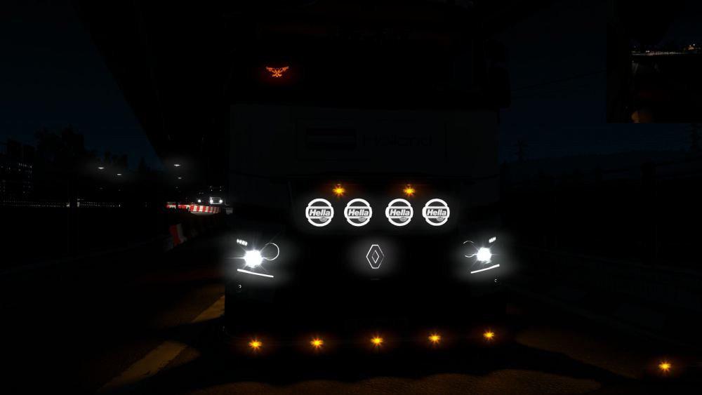 ETS2 - Angel Eyes for Renault T V2.0 (1.35.X)