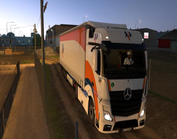 ETS2 - New Actros MP4 Sound (1.35.X)
