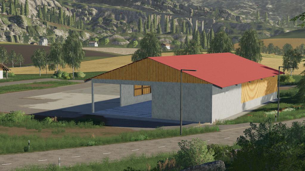 FS19 - Placeable Machine Hall V1.0