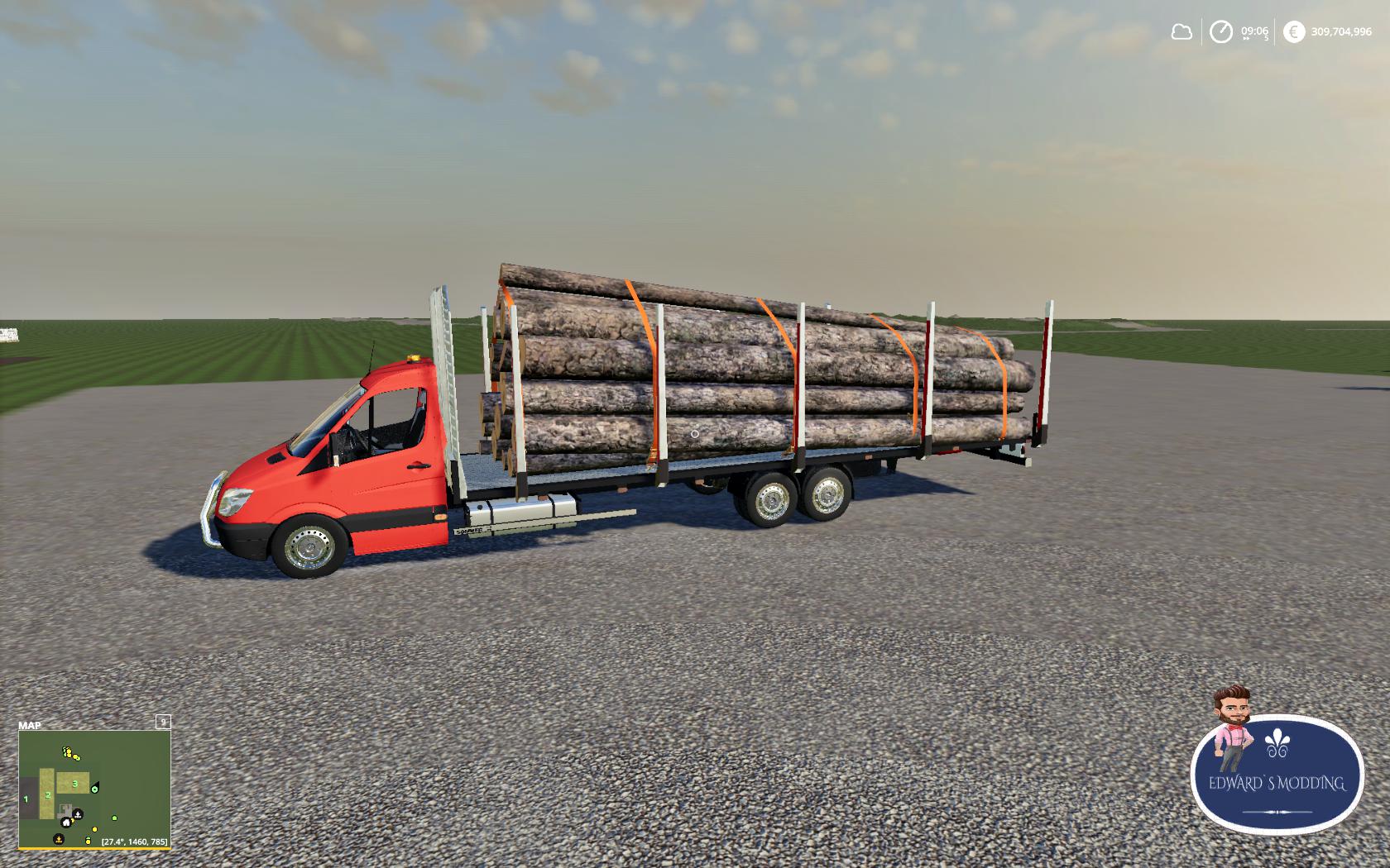 FS19 - Mercedes Sprinter AutoLoadWood V1.0