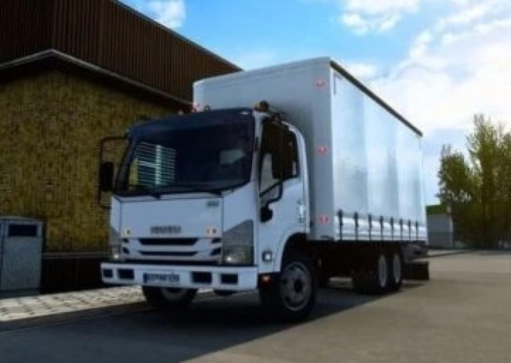ETS2 - Isuzu NPR 2018 + Interior V2.0 Fixed (1.41.x)