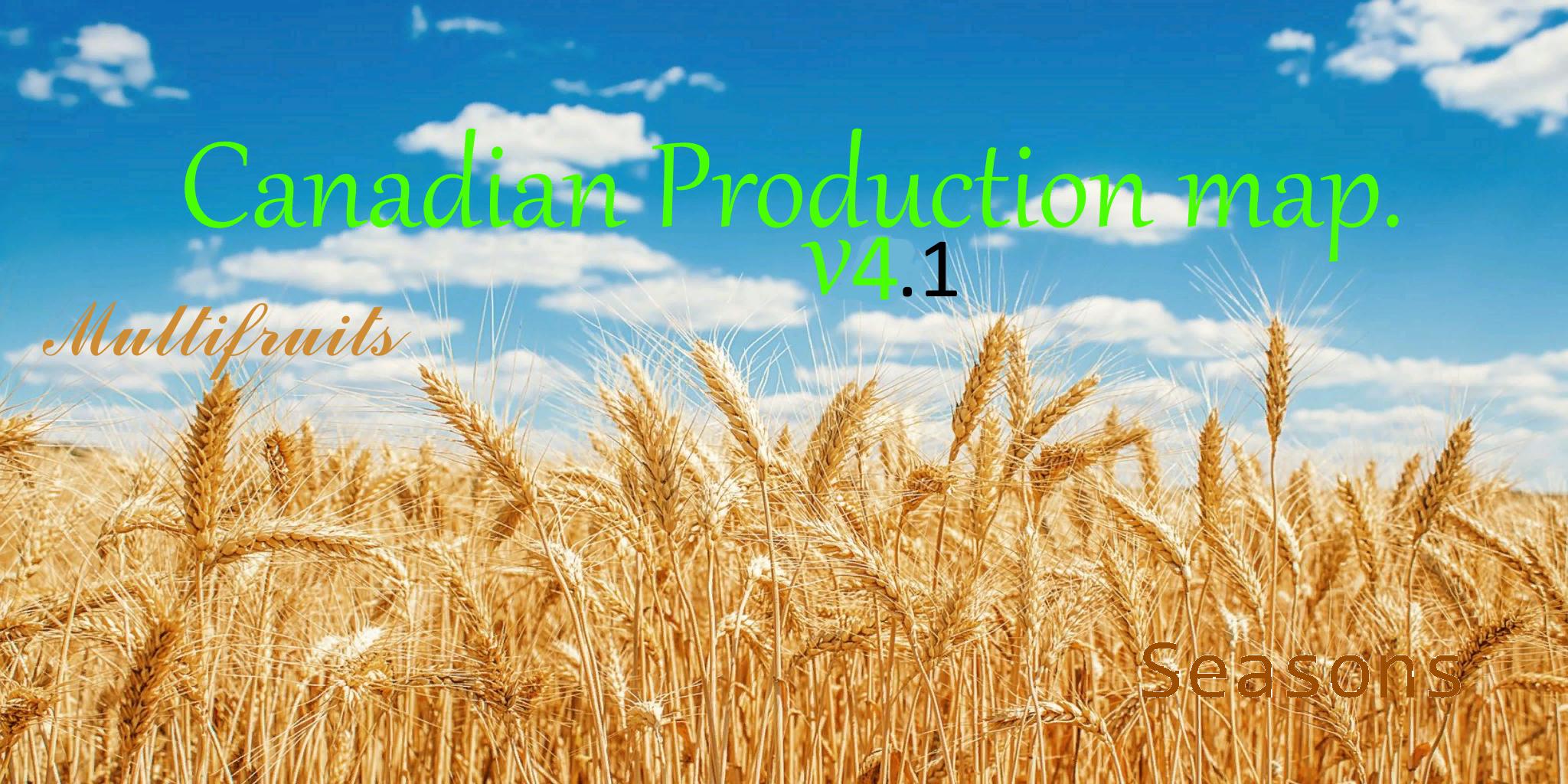 FS19 - Canadian Production Map V4.1