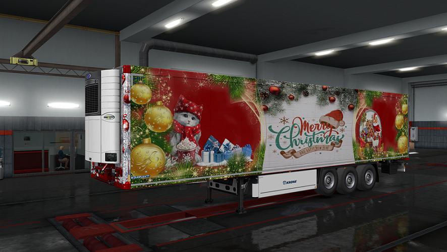 ETS2 - Krone Chrismas Edition Colliner (1.36.x)