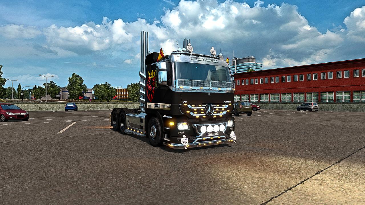 euro truck simulator 2 mods truck mercedes
