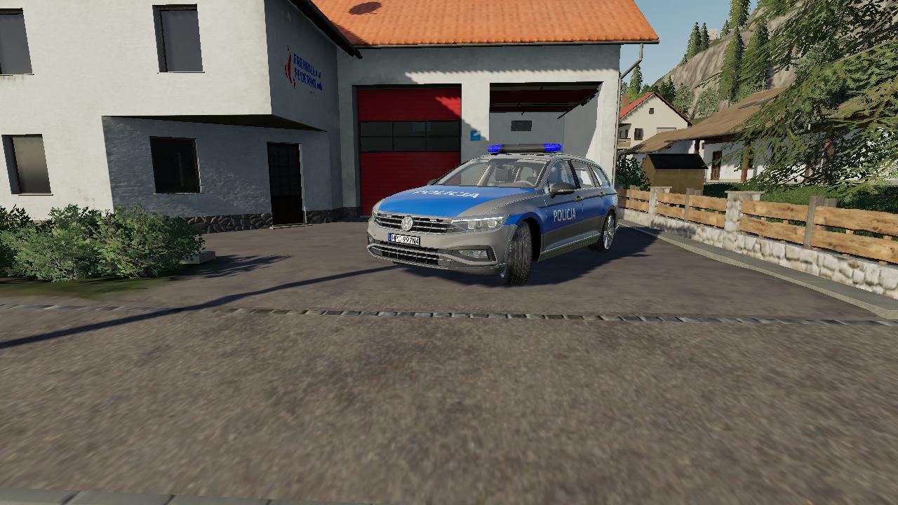 FS19 - Volkswagen Passat Policja Straz Pozarna i Sok V2.0