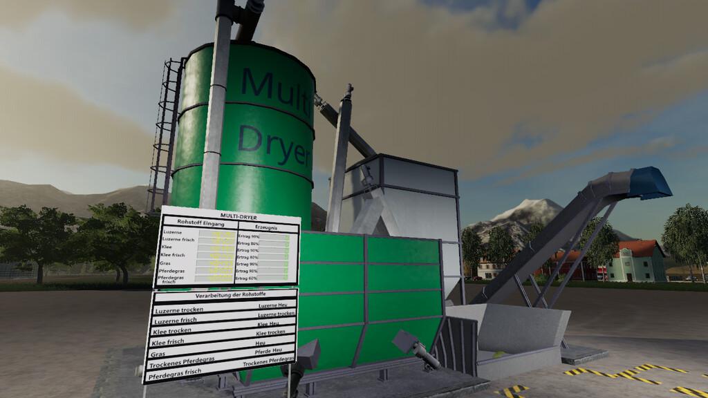FS19 - GlobalCompany - Multi Dryer With Horse Forage V1