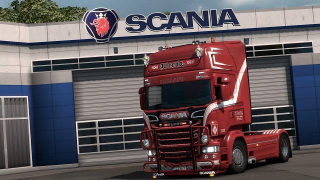 ETS2 - Weeda Transport Company 8K Paintwork V1.1 (1.35.X)