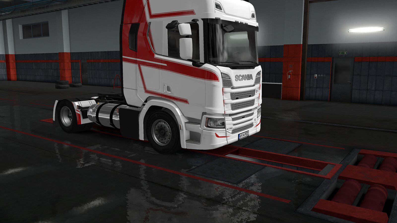 ETS2 - Scania NG-R LNG Tanks V1.0 (1.35.x)
