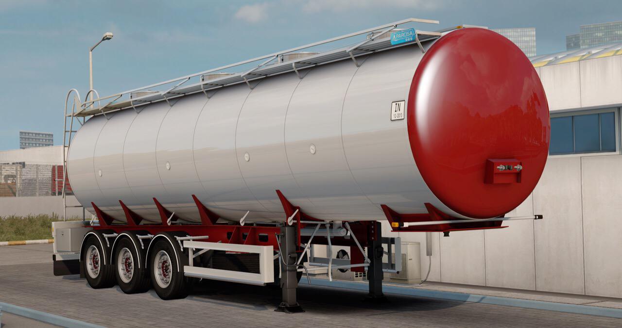 ETS2 - Cistern Parcisa Trailer (1.40.x)