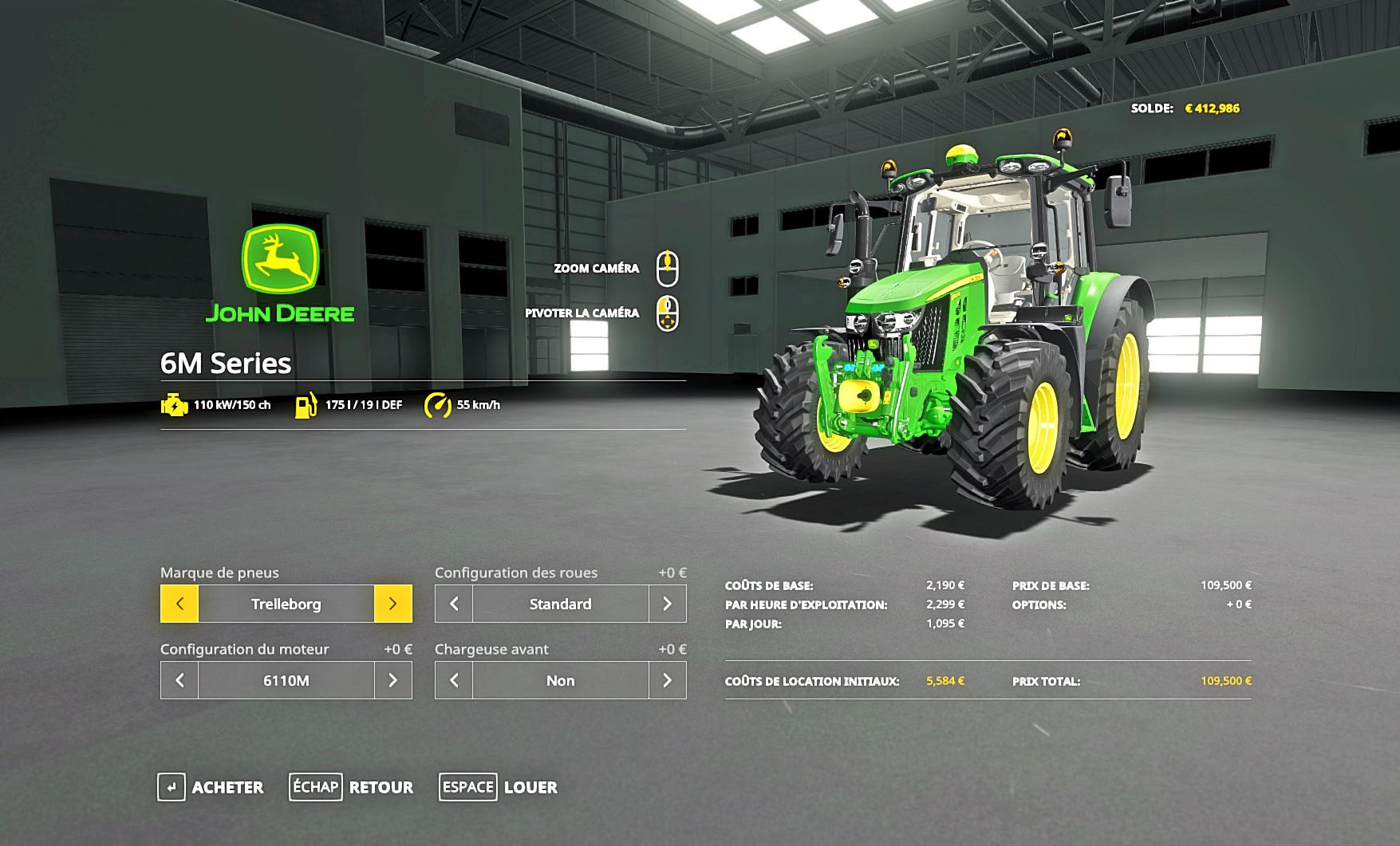 FS19 - John Deere 6M 2020 V1