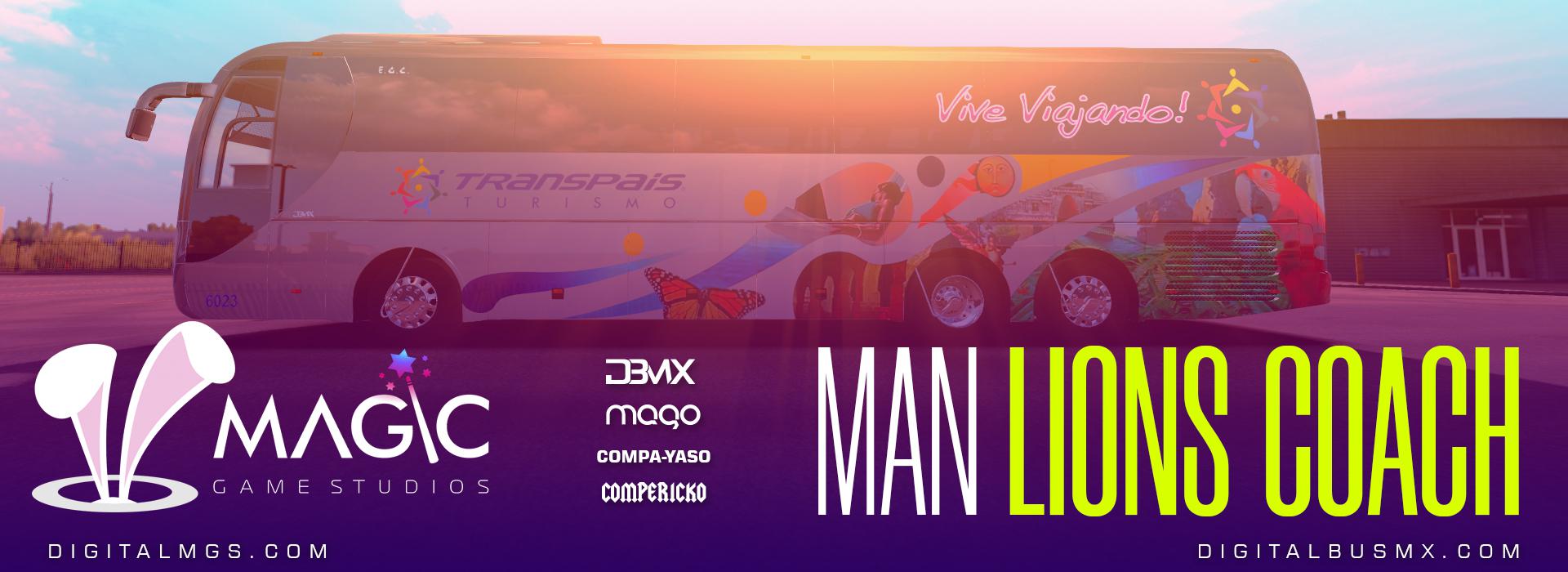 ETS2 - Man Lions Coach Lite V1.5 (1.39.x)