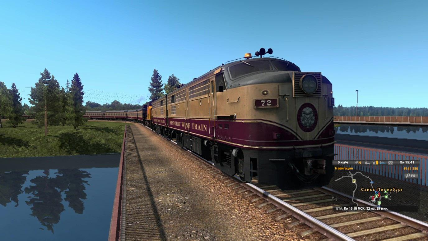 ETS2 - Improved Trains V3.3 (1.36.x)