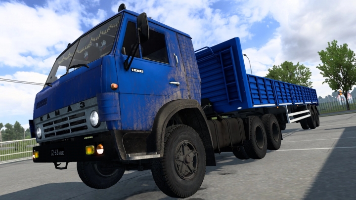 ETS2 - Kamaz Pack + Trailers (1.41.x)
