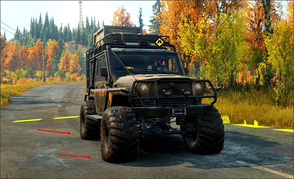 SnowRunner - Realistic Tire Pressures for Vehicles and Trailers V1.01