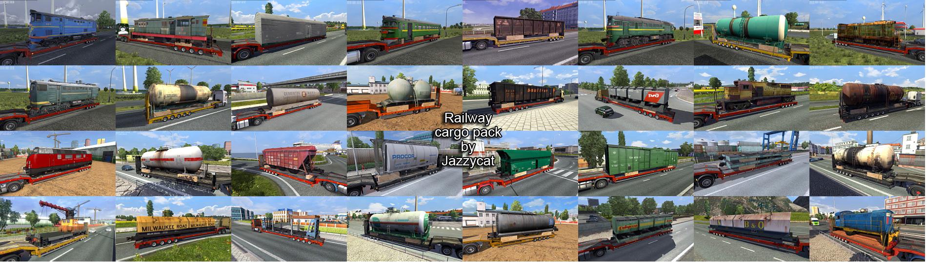 ETS2 - Railway Cargo Pack V2.1.1 (1.37.x)
