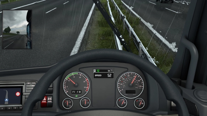 ETS2 - Man Tgx E6 Easy Read Dashboard (1.40.x)
